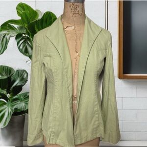 Women's Pendleton Linen Green Jacket/Blazer